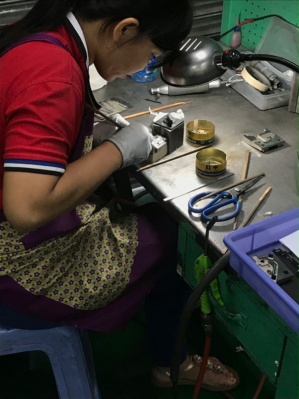 贵华员工在省模