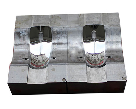 鼠标按键模具抛高亮光